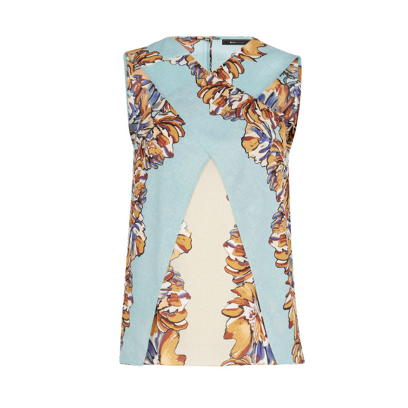 💕BCBGMAXAZRIA💕 Maryssa Floral Print Halter Top Small S NWT - Picture 7 of 8